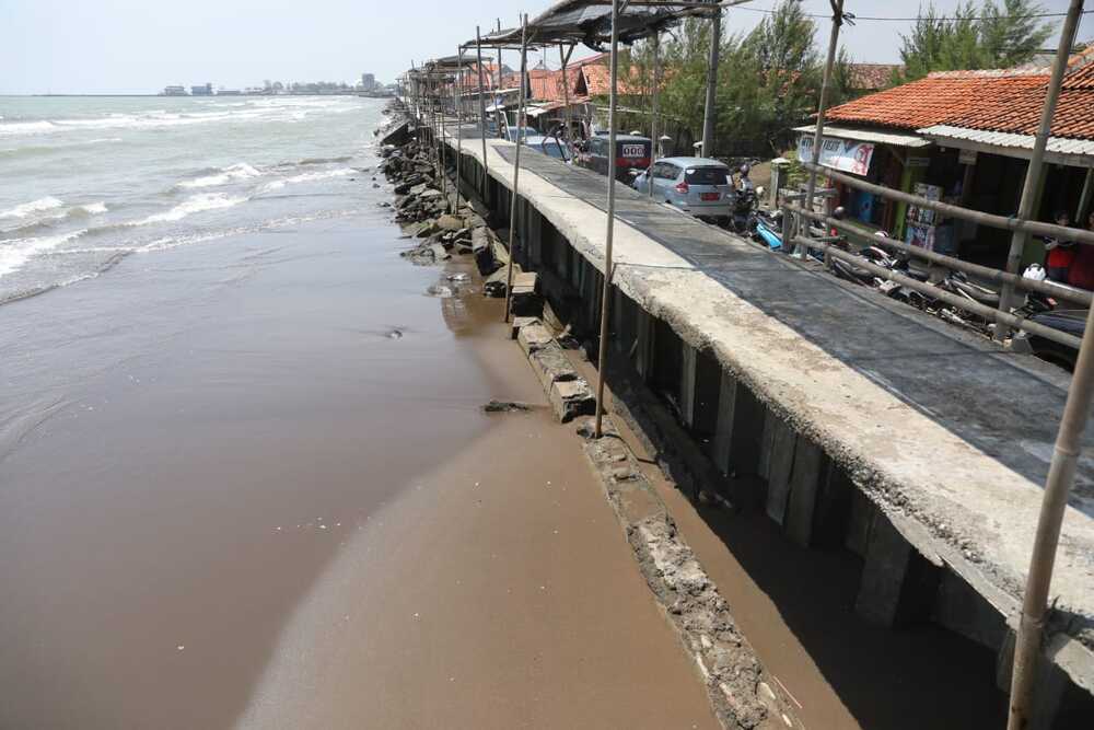 Proyek tanggul laut dan drainase di Pekalongan Utara, Kota Pekalongan./Istimewa.