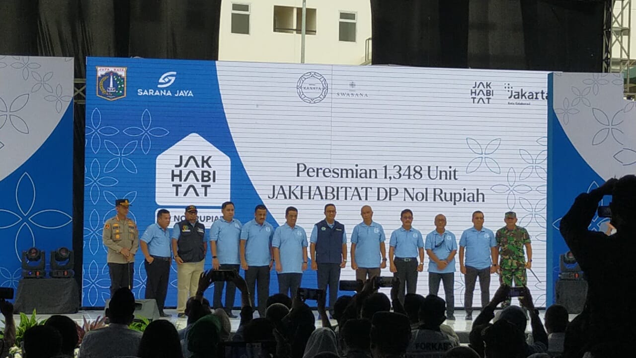  Anies Baswedan Resmikan 1.348 Unit Rumah DP 0 Rupiah