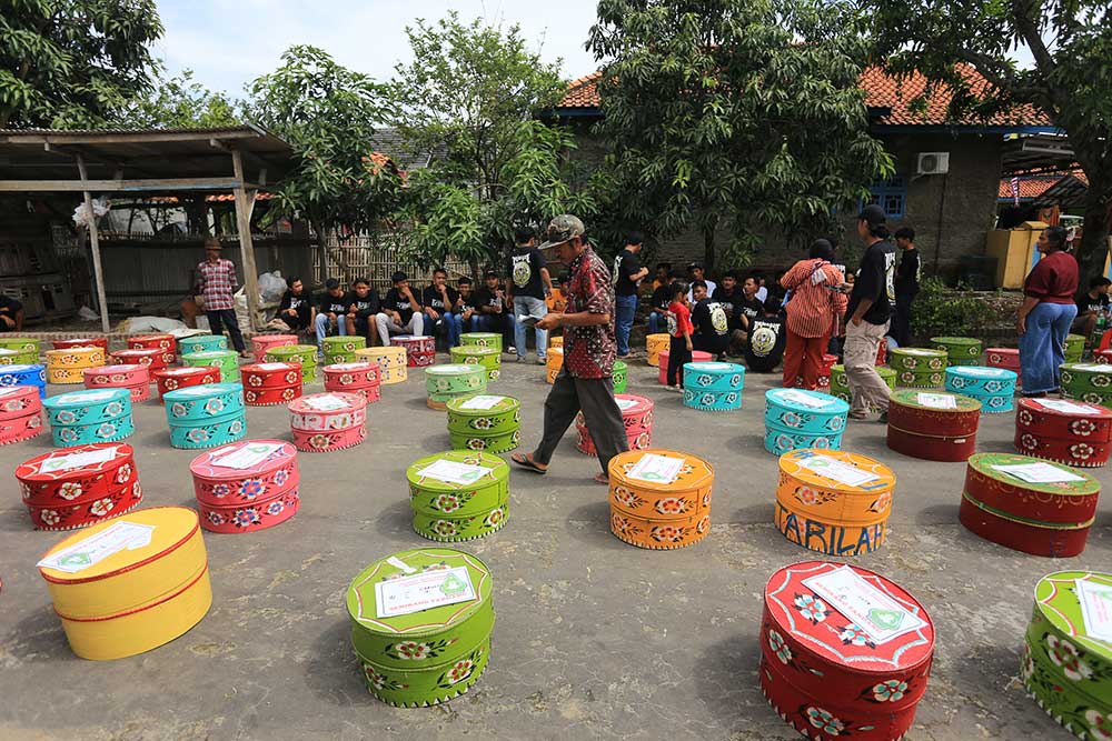  Tradisi Tenongan di Indramayu Digelar Sabagai Rasa Syukur Atas Hasil Panen Padi