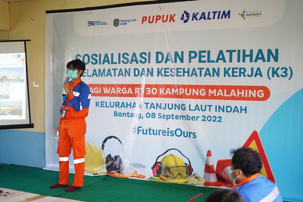  Tingkatkan Kapasitas Pengelola Wisata, Pupuk Kaltim Gelar Pelatihan K3 Bagi Warga Malahing