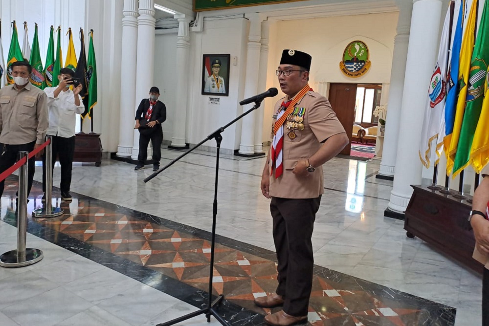  Ridwan Kamil Minta Pramuka Siap-siap Bantu Penanganan Bencana