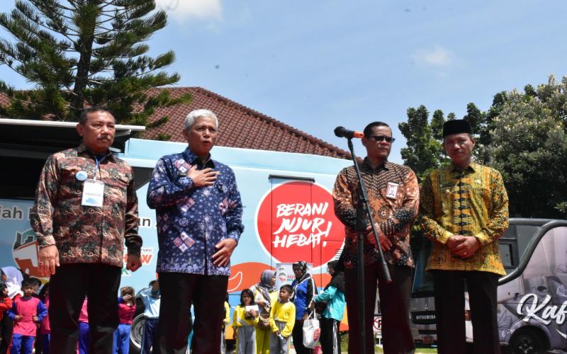  Bus KPK Sambangi OKI, Tanamkan Nilai Antikorupsi Sejak Dini