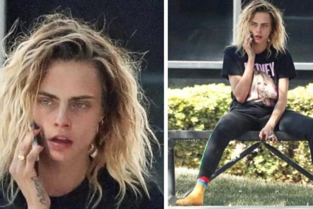  Viral! Video Cara Delevingne Bertingkah Aneh di Bandara