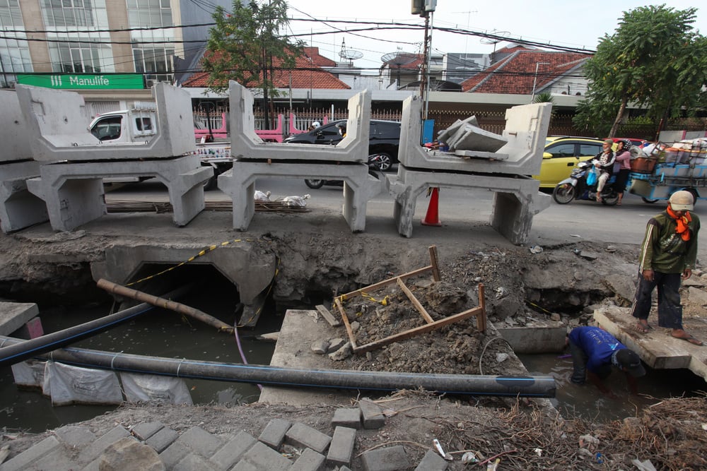  Pelaksanaan Proyek Infrastruktur di Surabaya Didorong Dipercepat