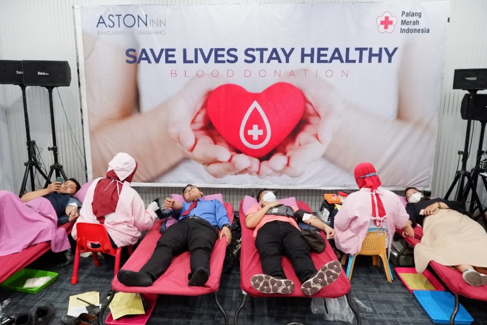  Aston Inn Pandanaran Semarang Gelar Aksi Donor Darah