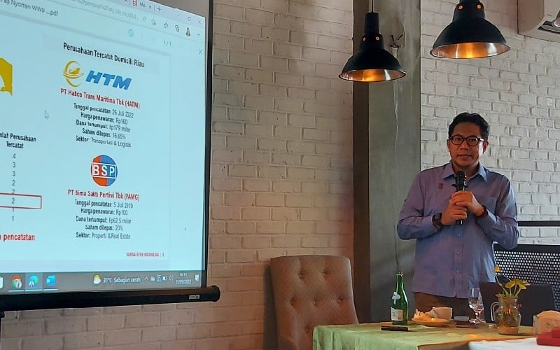  Mayoritas Investor Pasar Modal Riau Didominasi Generasi Muda