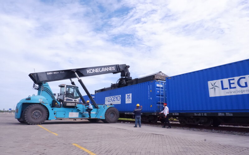  Jelajah Pelabuhan 2022, 3 BUMN Kolaborasi Bangun Jalur Kereta Api di Pelabuhan Kuala Tanjung