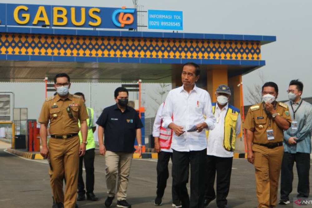 Jokowi Jamin Proyek Pembangunan Akses Pelabuhan Patimban Jalan Terus