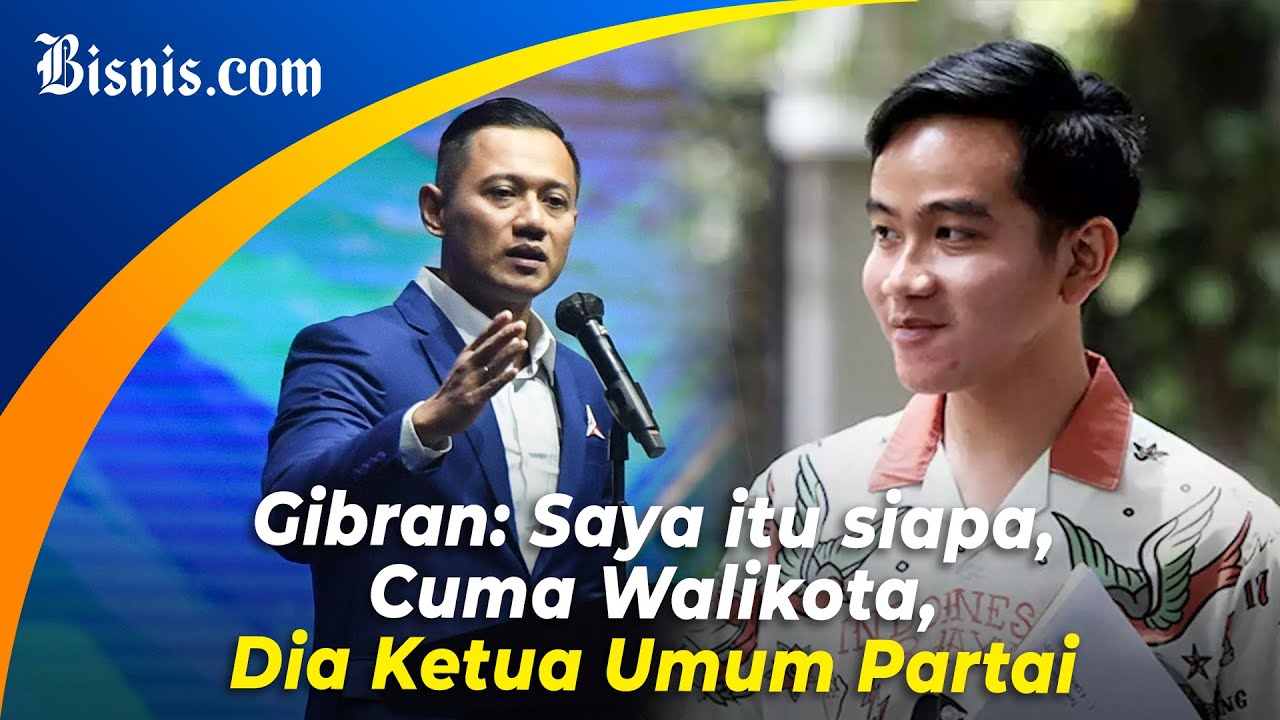  AHY Bandingkan Kinerja Jokowi dan SBY, Gibran Tanggapi Santai