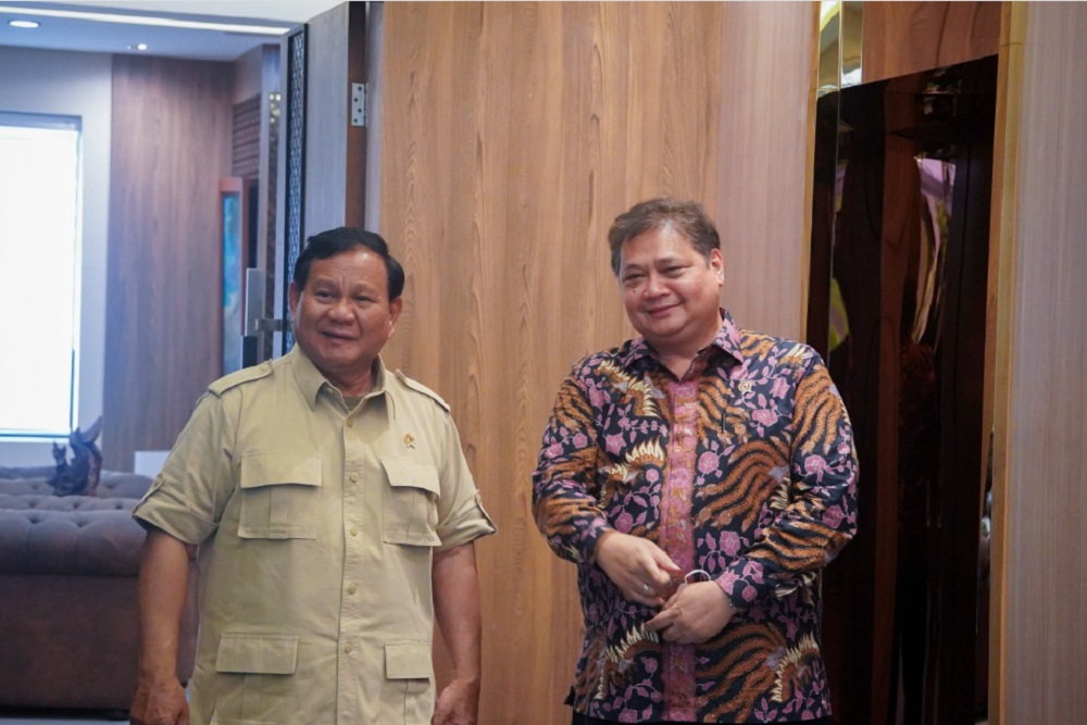  Prabowo Temui Airlangga, Peluang Duet di Pilpres 2024?