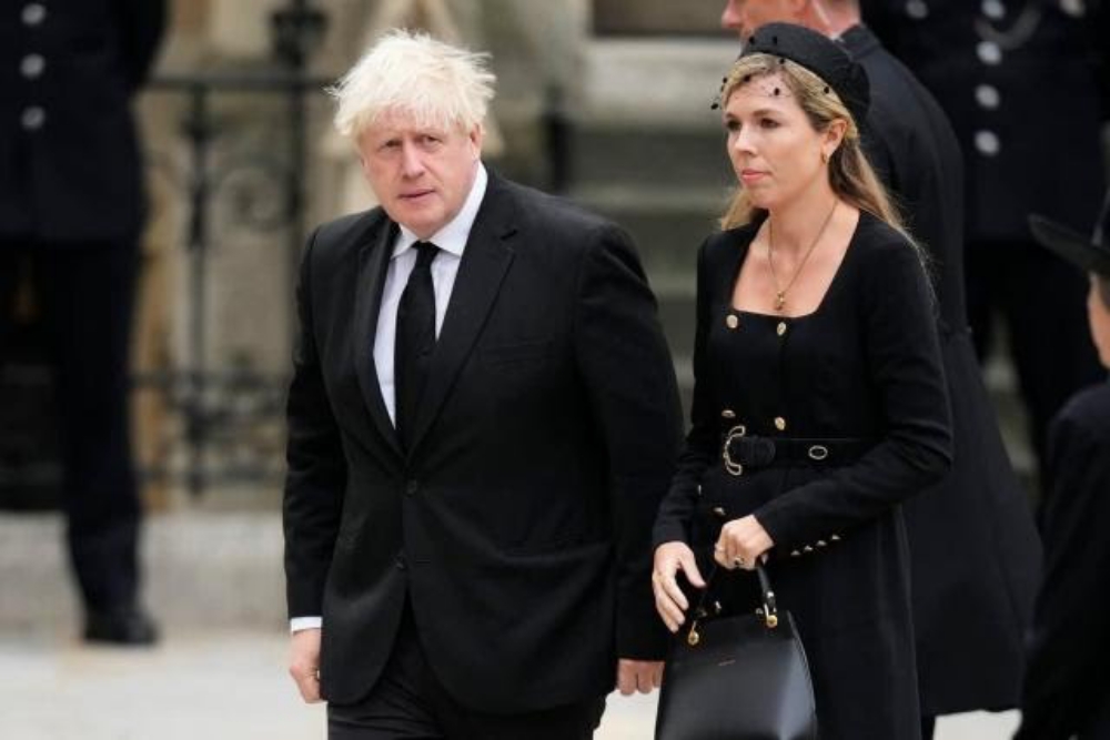 Istri Boris Johnson Hadir di Pemakaman Ratu Elizabeth Pakai Baju Sewaan Rp120 Ribuan