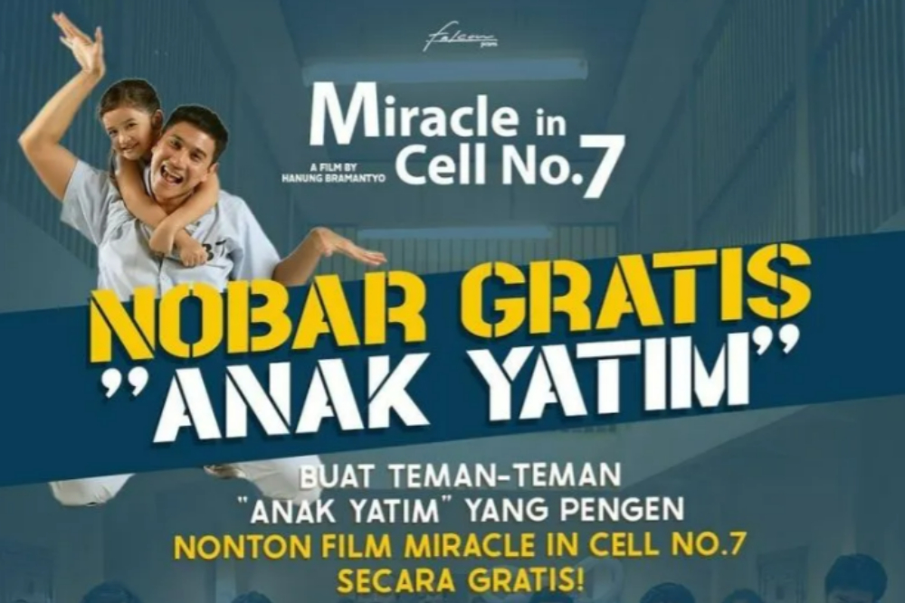  Falcon Buat Acara Nobar Gratis Miracle In Cell No. 7 untuk Anak Yatim