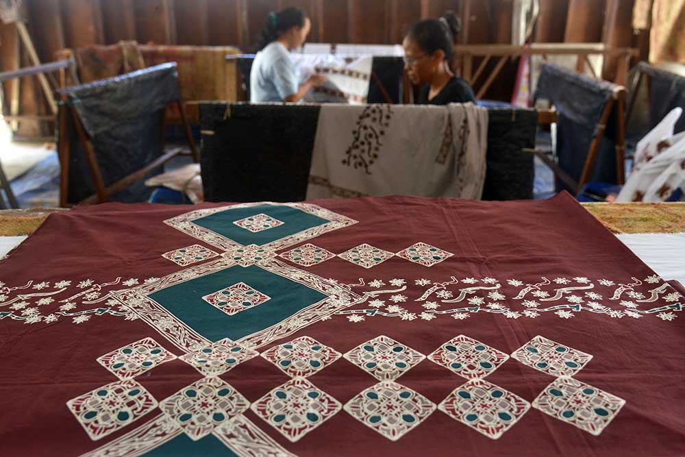  Produksi Kain Batik Khas Aceh Meningkat Mencapai 350 Lembar Per Bulan