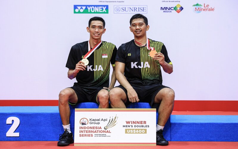 Indonesia International Series 2022, Debut Eko/Ade Berbuah Titel Juara