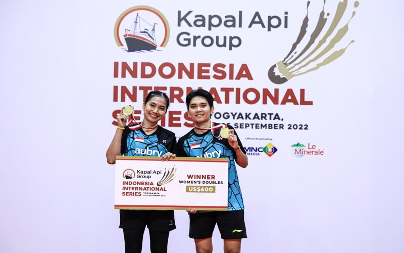  Indonesia International Series 2022: Ririn/Virni Sukses Naik Podium Juara