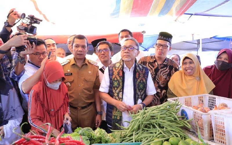 Hasil Sidak Mendag Zulhas, Harga Sembako di Pekanbaru Stabil