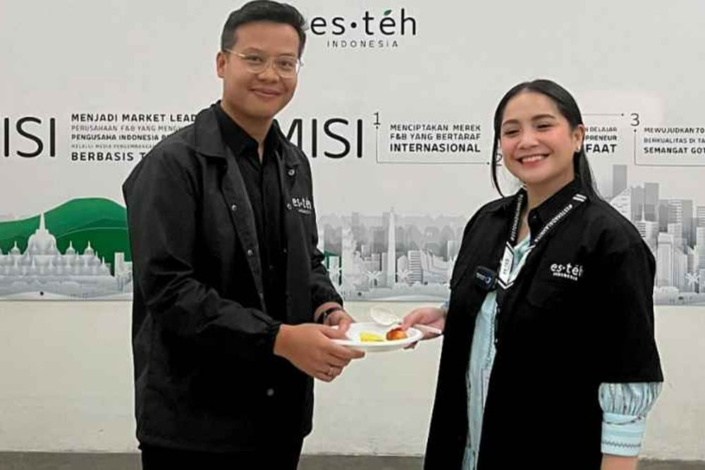 Nagita Slavina resmi diangkat menjadi CEO Es Teh Indonesia per Juli 2022/Instagram @esteh.indonesia