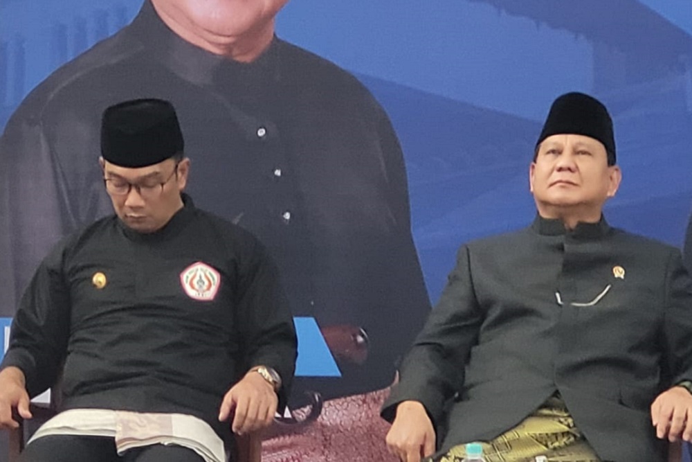Ridwan Kamil dan Prabowo Subianto