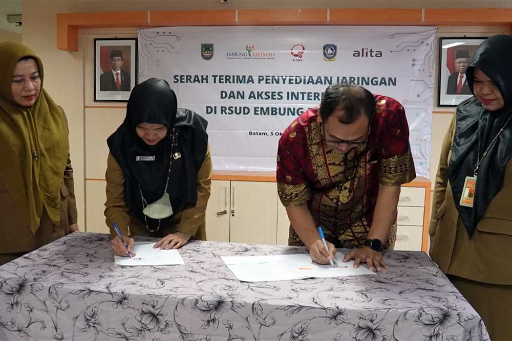  Penyediaan Jaringan dan Akses Internet di RSUD Embung Fatima