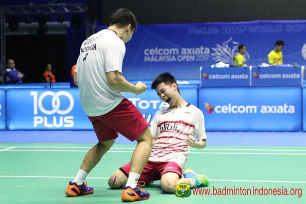 Kevin Sanjaya-Marcus Gideon/Badminton Indonesia