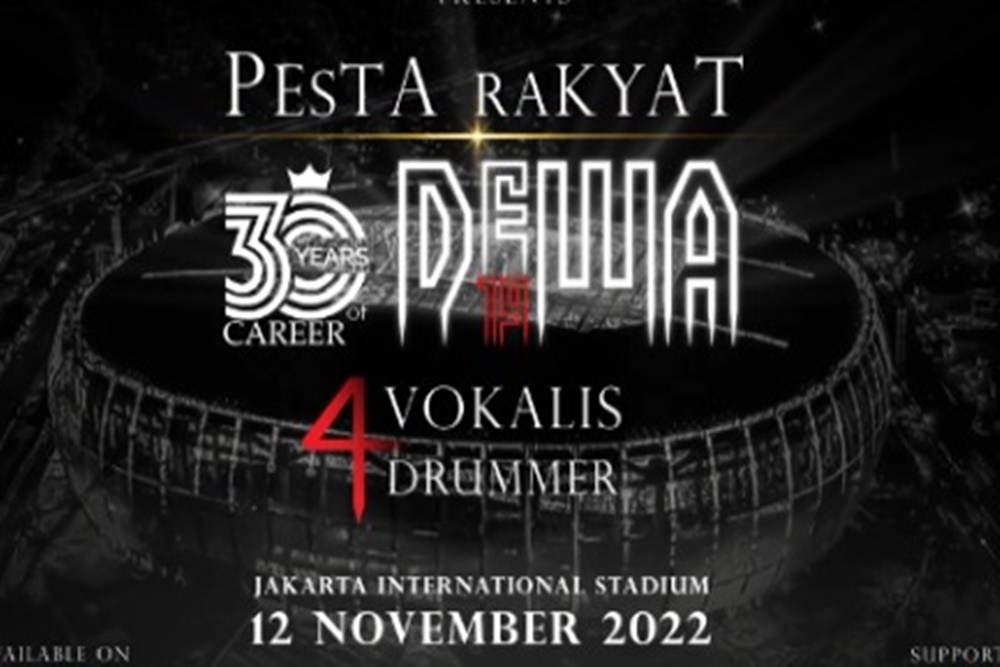  Dewa 19 Gelar Konser 30 Tahun Berkarya di JIS 12 November, Tiket Dijual Mulai Hari Ini