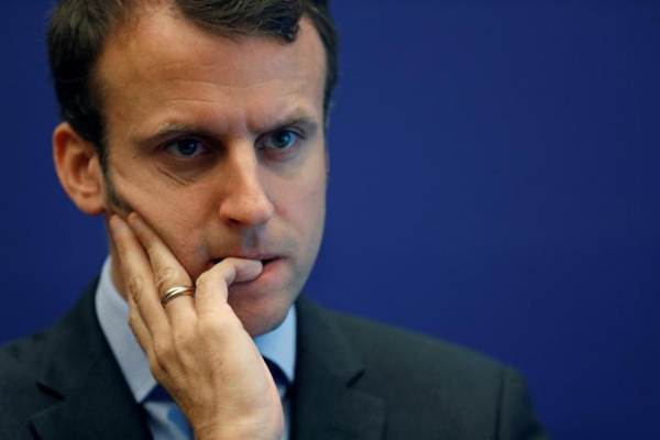 Presiden Prancis Emmanuel Macron/Reuters