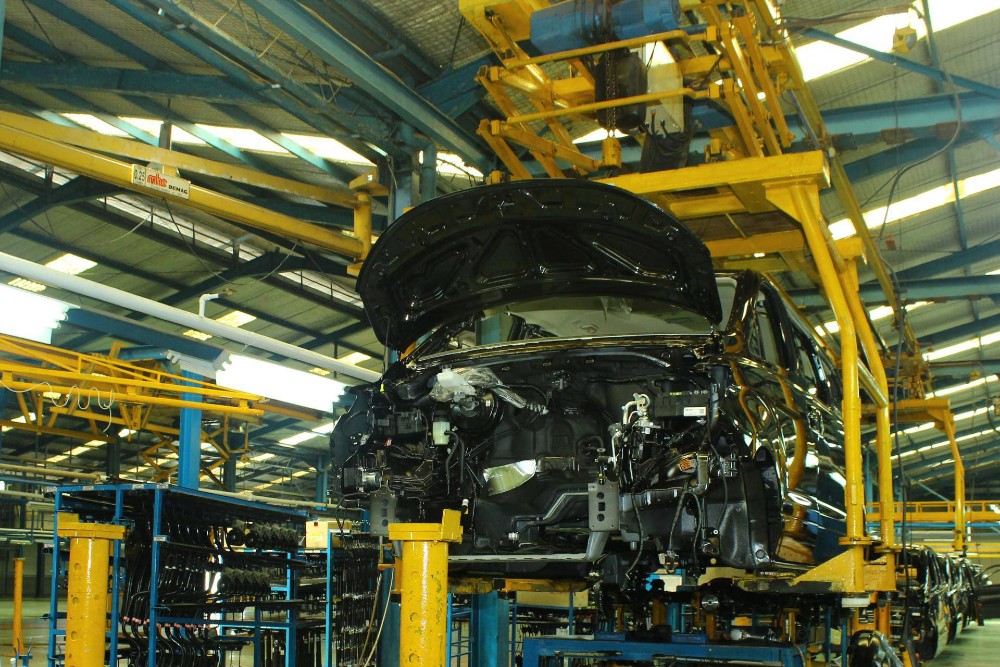 Pabrik Handal Indonesia Motor (HIM), yang sebelumnya bernama PT Hyundai Indonesia Motor (HIM).  - Foto HIM
