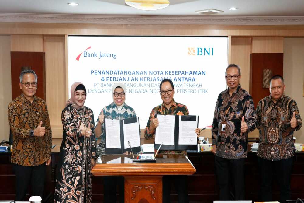  Perluas Sinergi, BNI Gandeng Bank Jateng