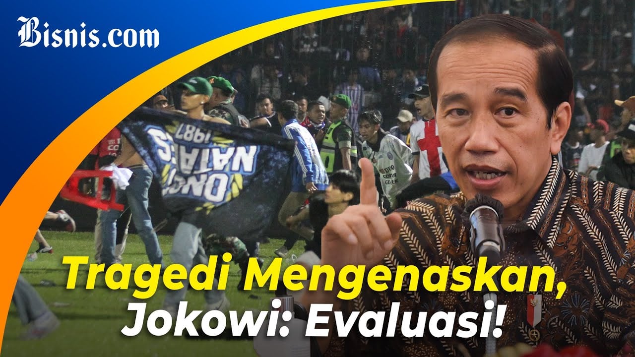  Jokowi Perintahkan PSSI Hentikan Sementara Liga 1