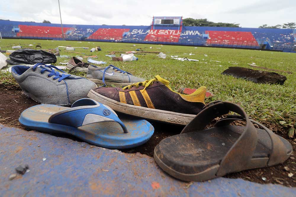  Kondisi Stadion Kanjuruhan Malang Pascakerusuhan Yang Menewaskan Ratusan Suporter