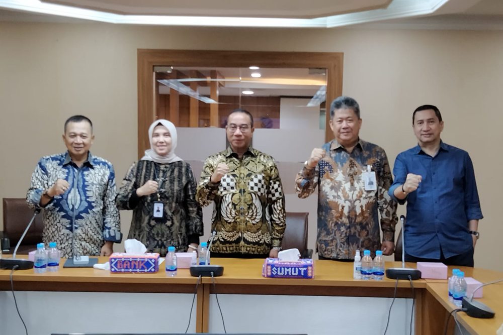 PT Bank Pembangunan Daerah Sumatera Utara atau Bank Sumut memaparkan kinerja kuartal III/2022. /Bank Sumut