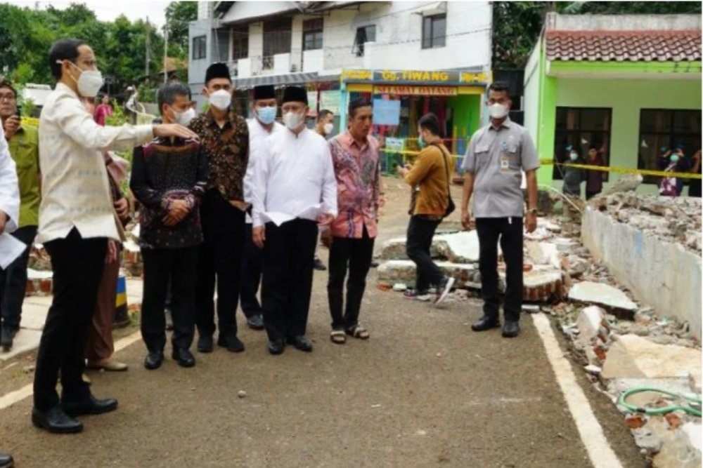  Nadiem Kunjungi MTSN 19 Pondok Labu