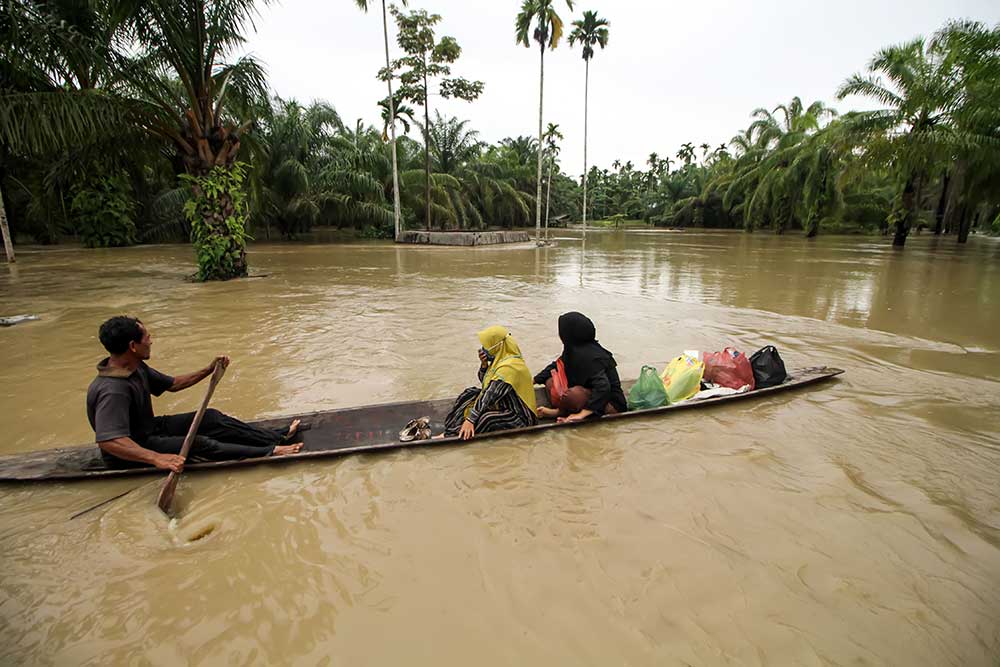  Banjir di Aceh Utara Terus Meluas