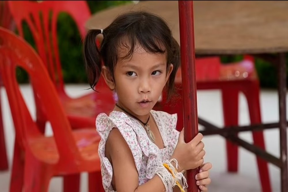 Paveenut Supolwong, yang dijuluki Ammy selamat dari penembakan massal yang dilakukan oleh seorang mantan polisi di tempat penitipan anak di Distrik Na Klang, Provinsi Nong Bua Lam Phu, Thailand, Kamis (6/10/2022)./Istimewa