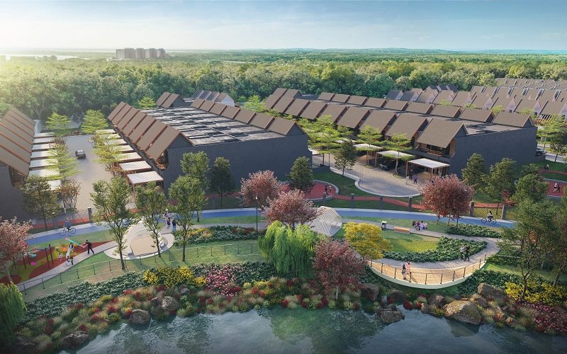 Desain Klaster Lake Garden yang dibangun Sinar Mas Land di Grand Wisata Bekasi/Sinar Mas Land