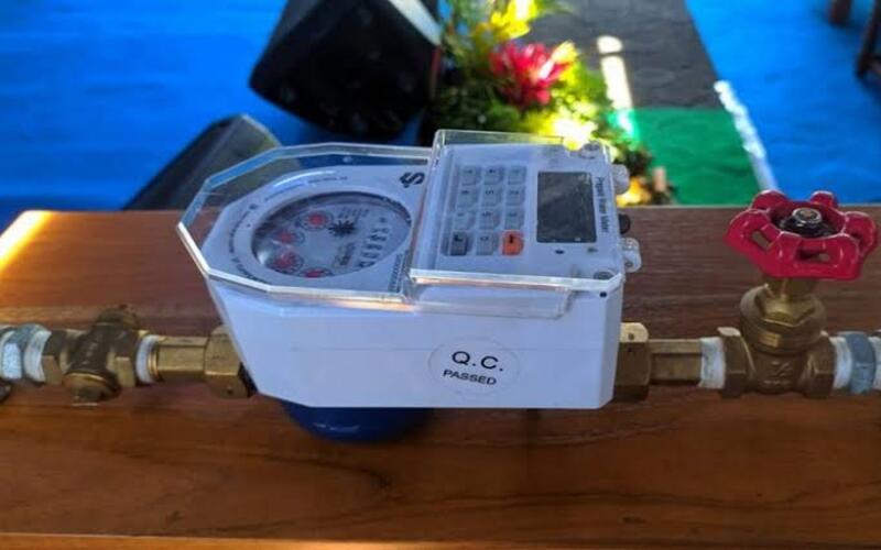 Alat pengukur pemakaian daya air./PDAM Kota Makassar