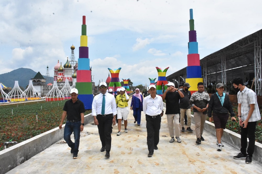  Kawasan Wisata Jatinangor Flower Park Bakal Jadi Kebanggaan Sumedang