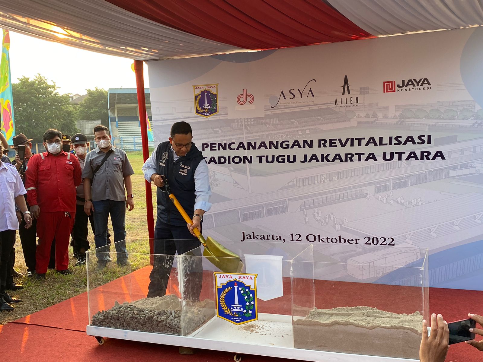  Anies Bakal Revitalisasi Stadion Tugu Jakarta Utara Berstandar FIFA