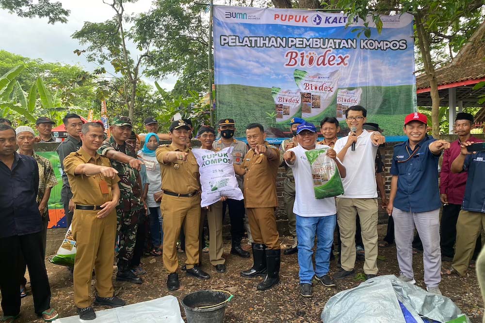  Tindaklanjut Agrosolution di Ponorogo, Pupuk Kaltim Edukasi Petani Pembuatan Kompos