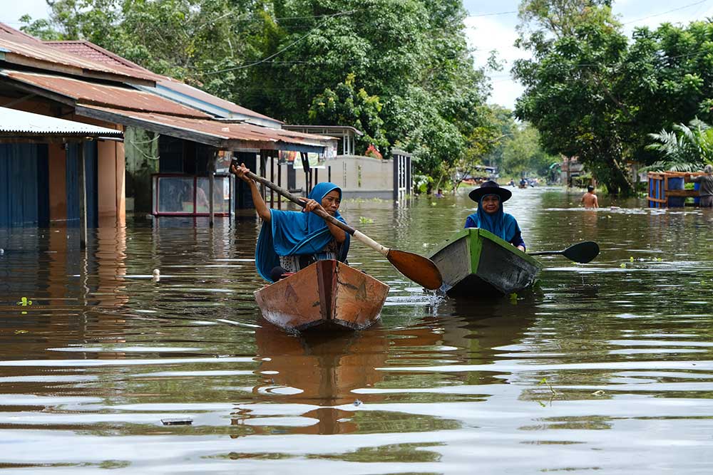  Banjir Rendam 10 Kecamatan di Kabupaten Sintang Kalimantan Barat