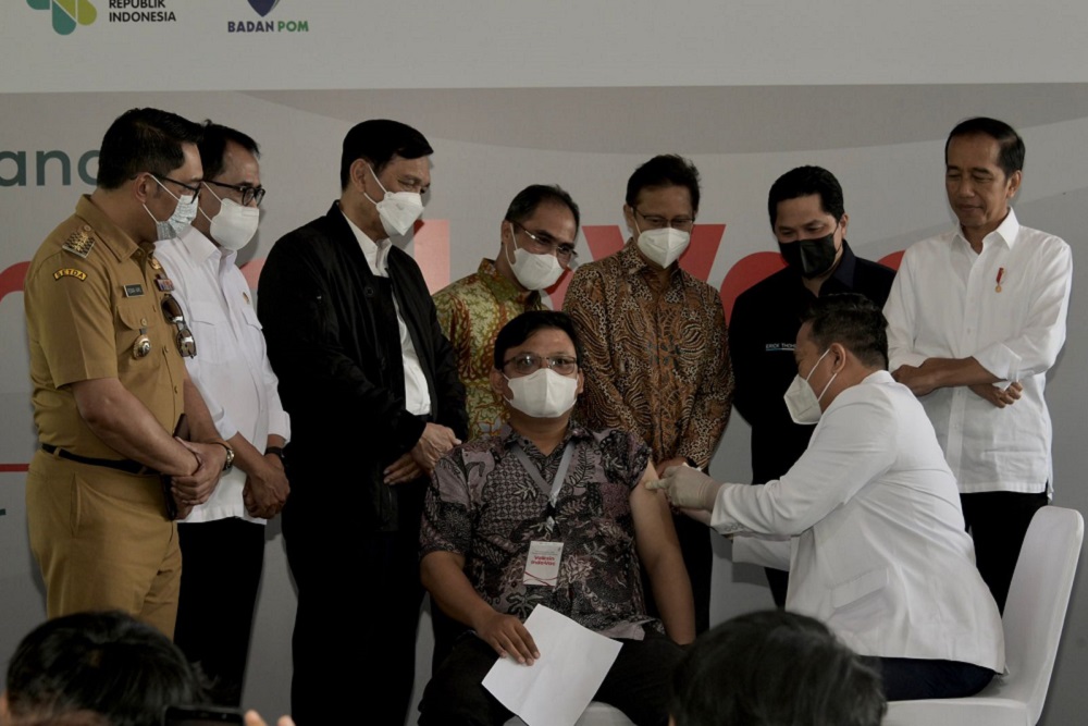 Gubernur Jabar Ridwan Kamil Saksi Kelahiran Vaksin Dalam Negeri IndoVac