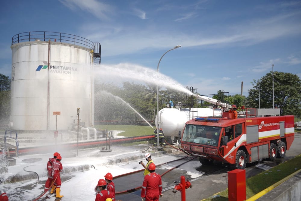  Pertamina Patra Niaga Regional Kalimantan Gelar Simulasi Penanggulangan Keadaan Darurat