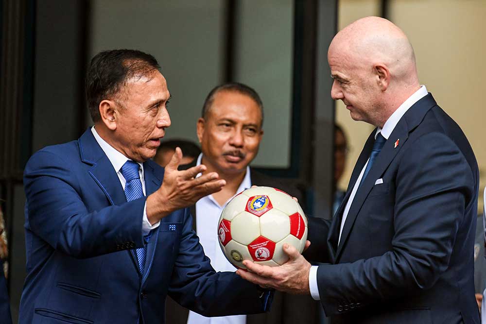  Ketua Umum PSSI Mochamad Iriawan Bertemu Presiden FIFA Bahas Transformasi Sepak Bola Indonesia