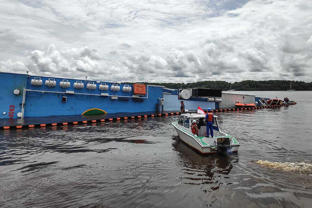  Kapal Penumpang KM Satya Kencana III Karam di Sekitar Pelabuhan Panglima Utar