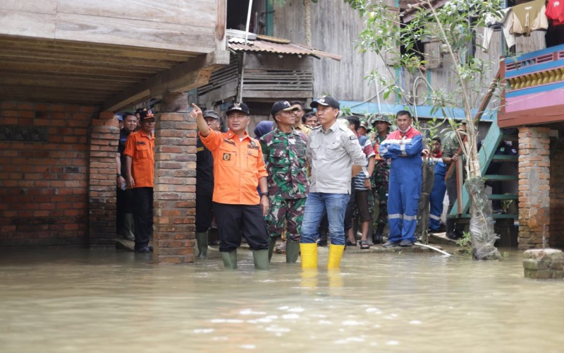  Puluhan Rumah di Muba Terendam Banjir, Normalisasi Sungai Jadi Opsi