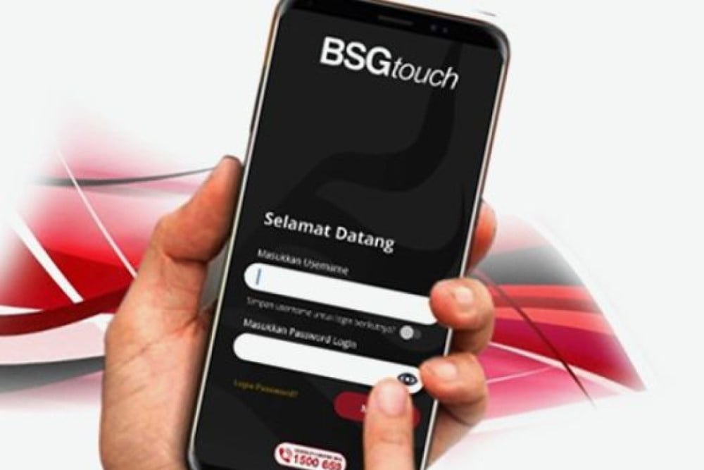 Tampilan layar Bank Sulutgo online atau kini dikenal dengan BSG./Istimewa.