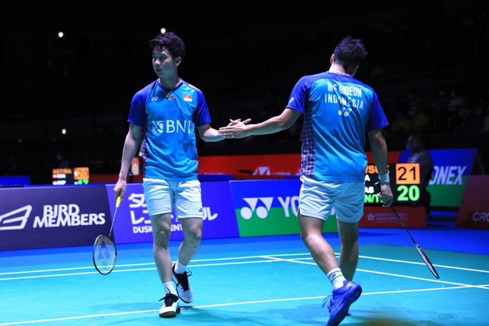  Hasil Semifinal Denmark Open 2022: Mantap, Kevin/Marcus ke Final!