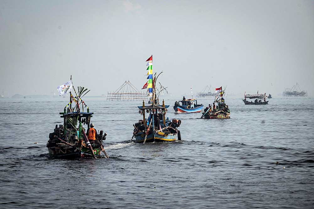  Nelayan Cilincing Gelar Tradisi Nadran Pesta Laut