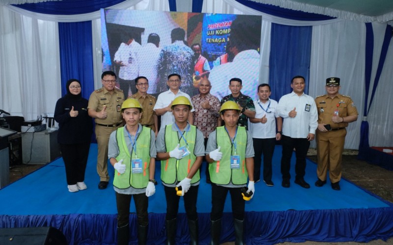 1.600 Pekerja Konstruksi di Palembang Didorong Miliki Sertifikasi Kompetensi