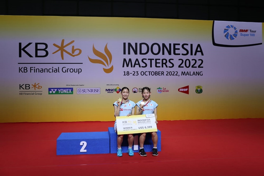  Indonesia Masters 2022: Rui/Yuna Raih Mahkota Juara Ganda Putri